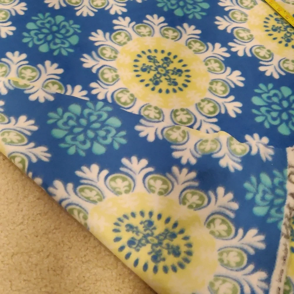 Piece Of Fleece Fabric Remnant Lightweight Warm Y2K Cottagecore Retro Inspired